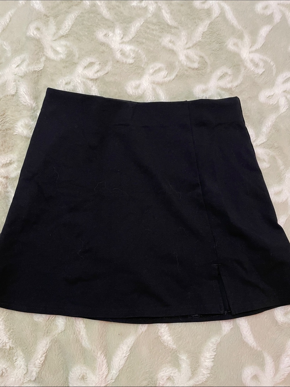 American Eagle Black Knit Skort